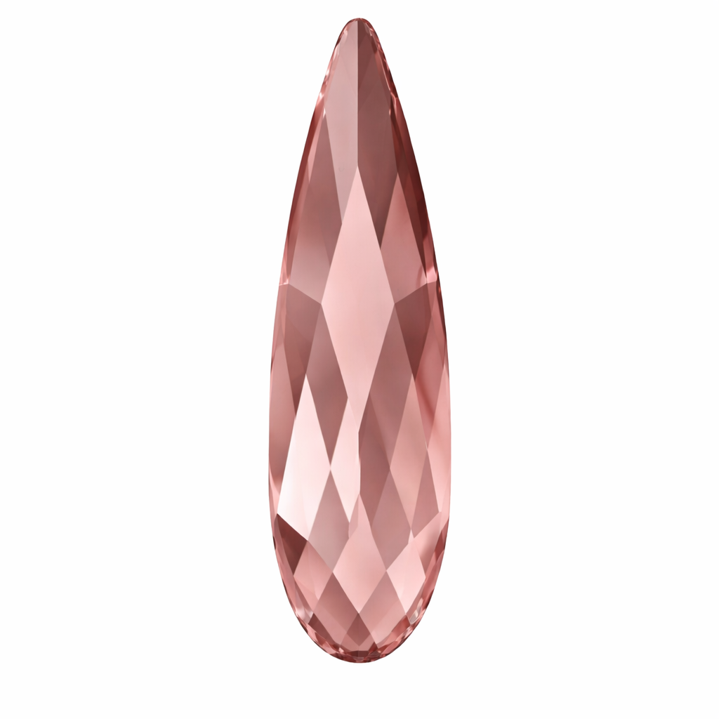 Pack of 10 SWAROVSKI® raindrops - Blush Rose