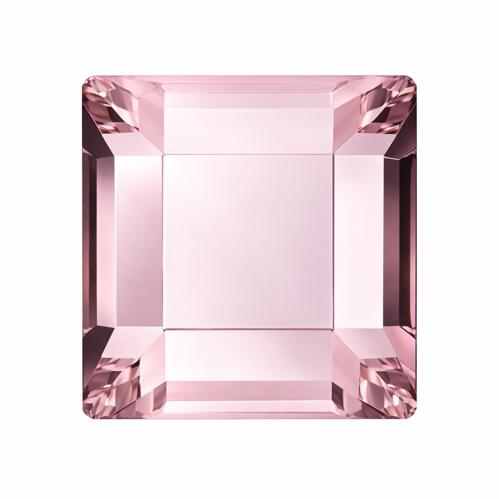 Pack 10 cuadrados SWAROVSKI® - Light Pink