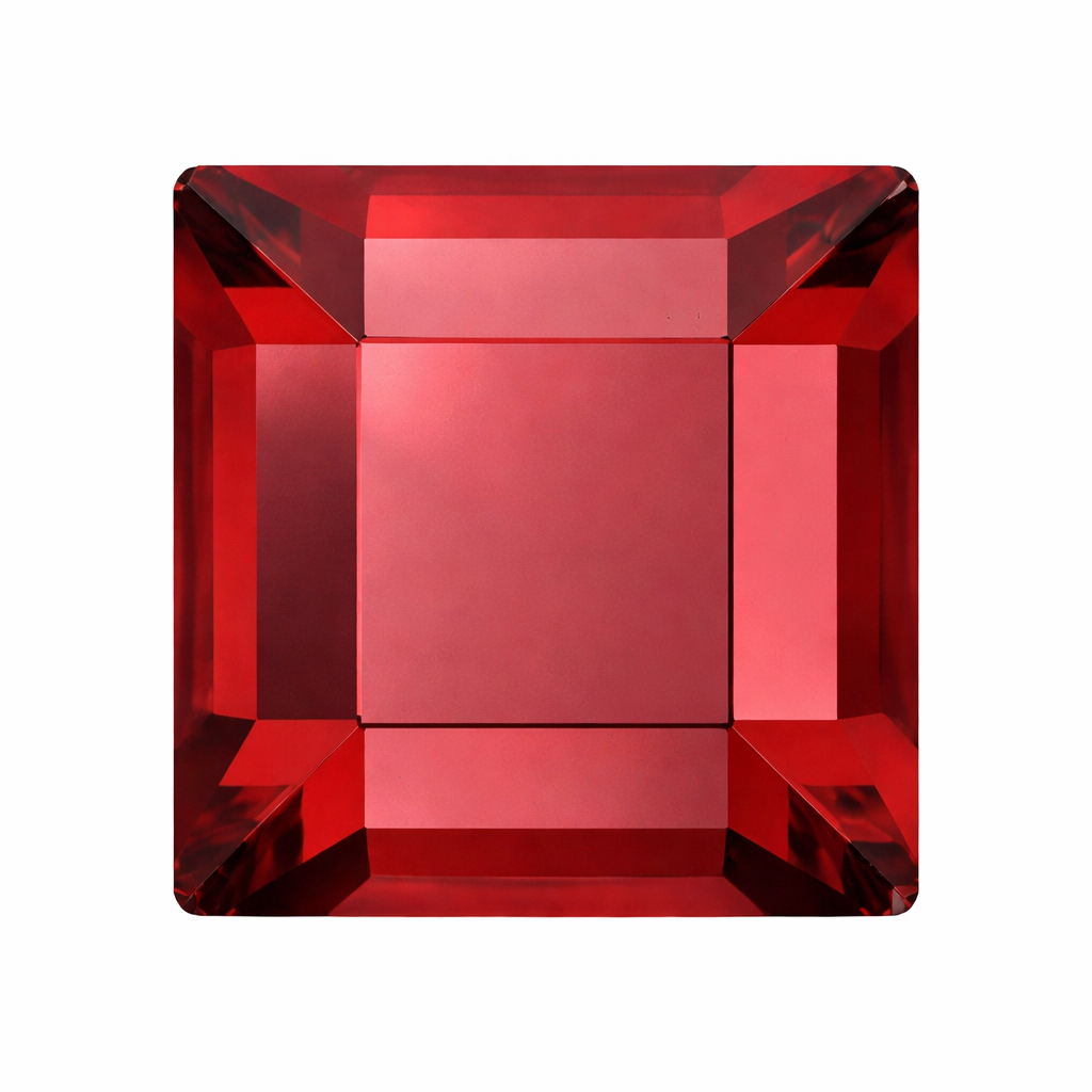 Pack 10 gemas dentales Cuadrado SWAROVSKI® - Scarlet
