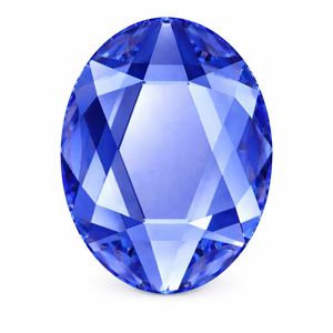 Pack of 10 SWAROVSKI® Ovals - Sapphire