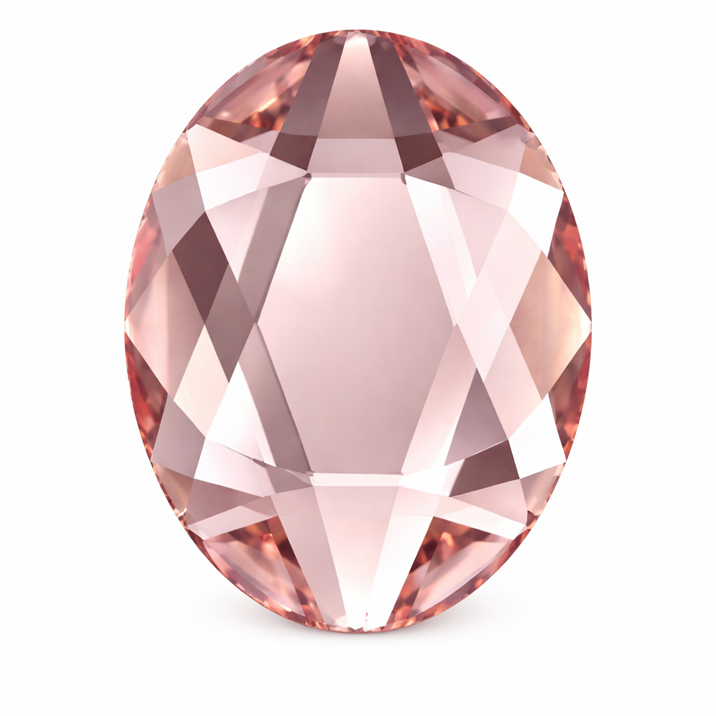 Pack 10 óvalos SWAROVSKI® - Vintage Rose