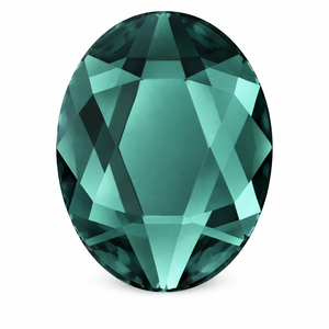 Pack of 10 SWAROVSKI® ovals - Emerald
