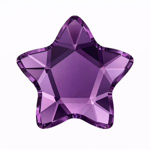 Pack of 10 Starflower SWAROVSKI® dental gems - Amethyst