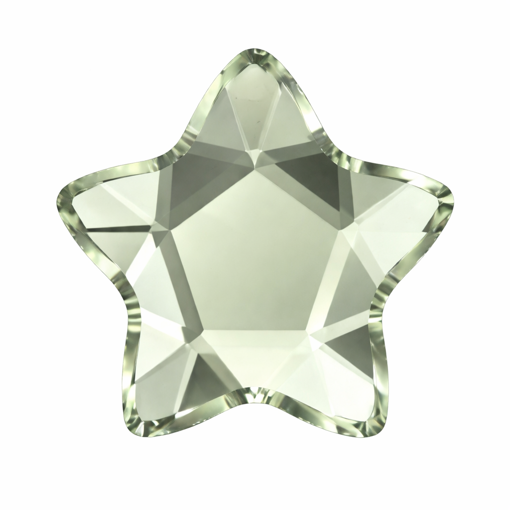 Pack of 10 Starflower SWAROVSKI® dental gems - Peridot