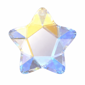 Packung mit 10 Starflower SWAROVSKI® Zahnsteinen - Crystal AB