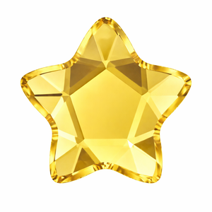 10er-Pack SWAROVSKI® Starflower Dental Gems - Citrin