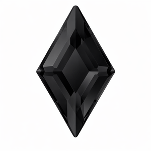 Pack of 10 Diamond Shape SWAROVSKI® Dental Gems - Jet