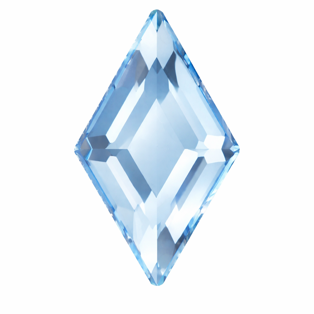 Pack 10 gemas dentales Diamond Shape SWAROVSKI® - Aquamarine