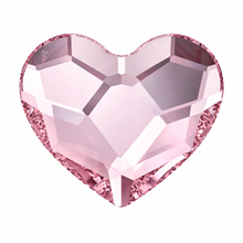 SWAROVSKI® Heart Dental Gem Pack - Light Rose