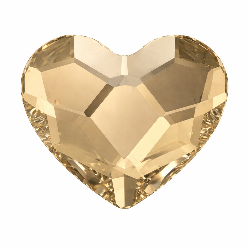 Pack de gemas dentales Corazón SWAROVSKI® -  Crystal Golden Shadow
