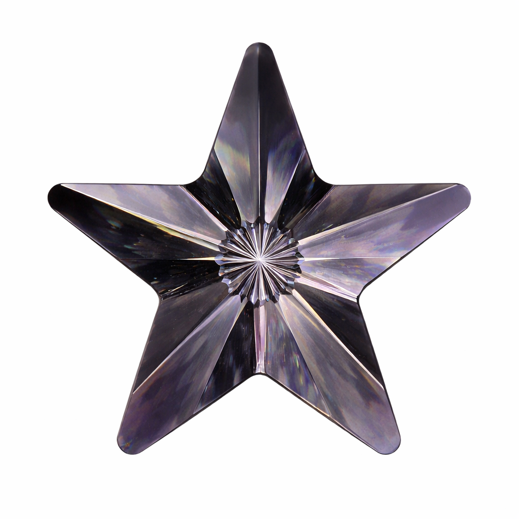 Packung mit 10 Rivoli SWAROVSKI® Sternen - Crystal Vitrail Light
