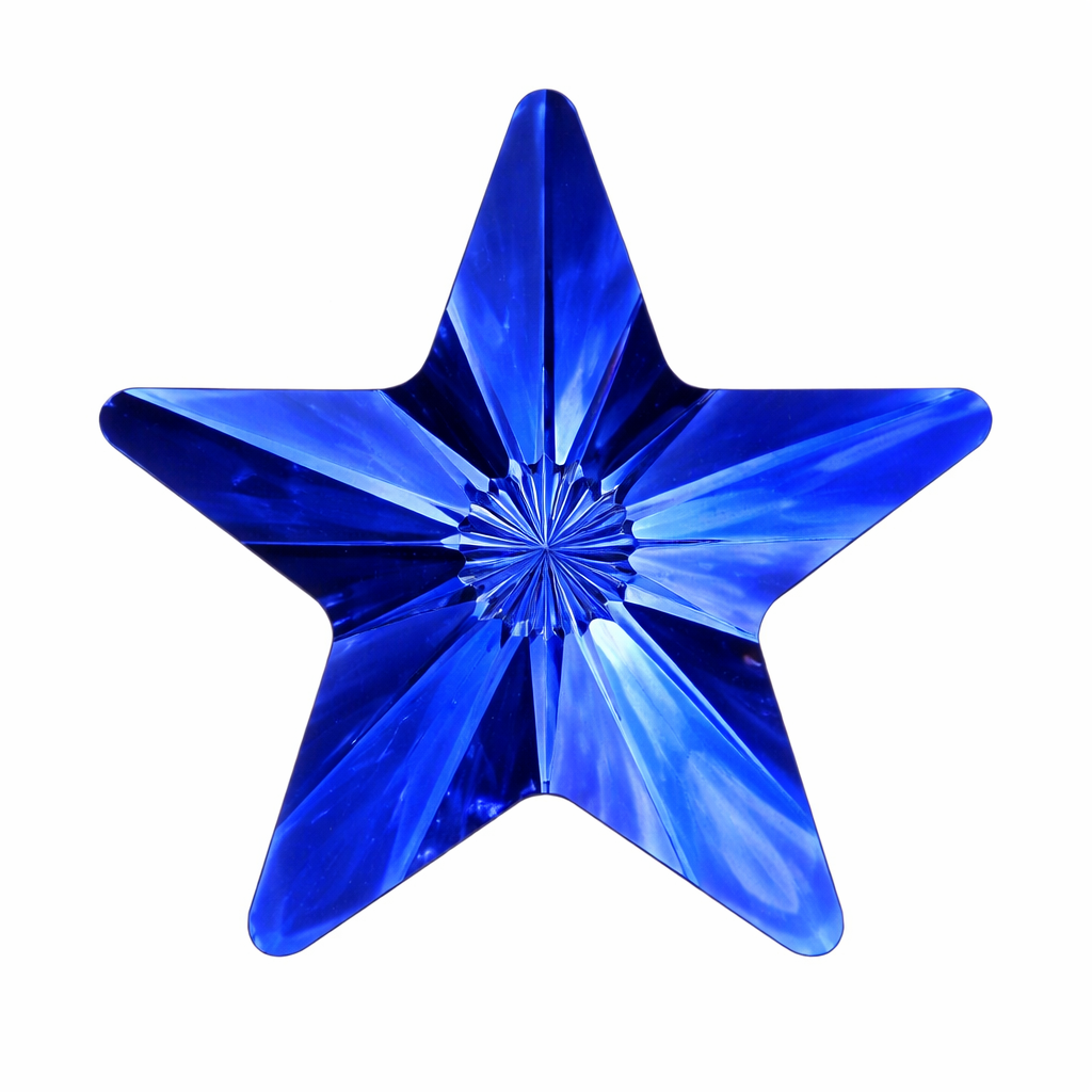 Pack of 10 Rivoli SWAROVSKI® stars - Bermuda blue