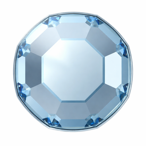 Cristales SWAROVSKI® 2000 redondos - Aquamarine -SS3