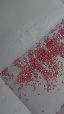 SWAROVSKI® 2058 runde Kristalle - Crystal Flamingo Ignite