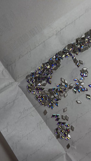 10-pack Diamond Shape SWAROVSKI® Dental Gems - Crystal AB
