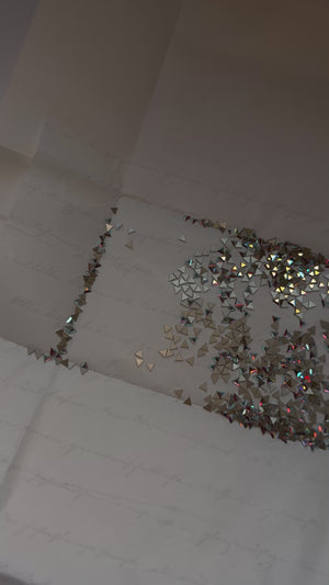Packung mit 10 SWAROVSKI® Dreiecken - Crystal AB