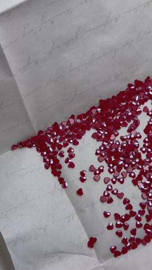 SWAROVSKI® Heart Dental Gem Pack - Royred