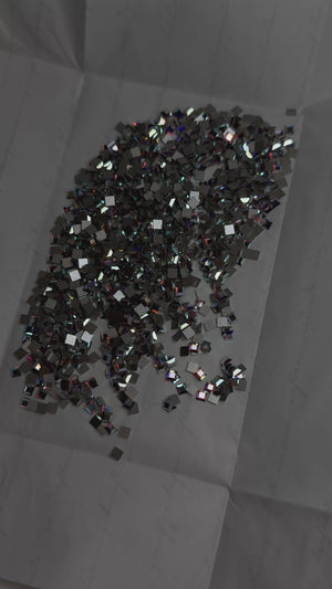 Pack of 10 SWAROVSKI® squares - Crystal AB