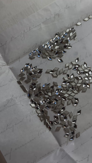 Pack 10 gemas dentales Diamond Shape SWAROVSKI® - Crystal