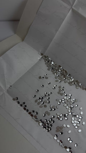 Pack of 10 SWAROVSKI® ovals - Crystal