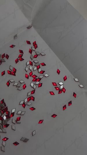 10er-Pack SWAROVSKI® Rhombus Dental Gems - Light Siam