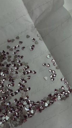 Pack de gemas dentales Corazón SWAROVSKI® - Light Rose