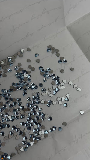Pack de corazones SWAROVSKI® - Aquamarine